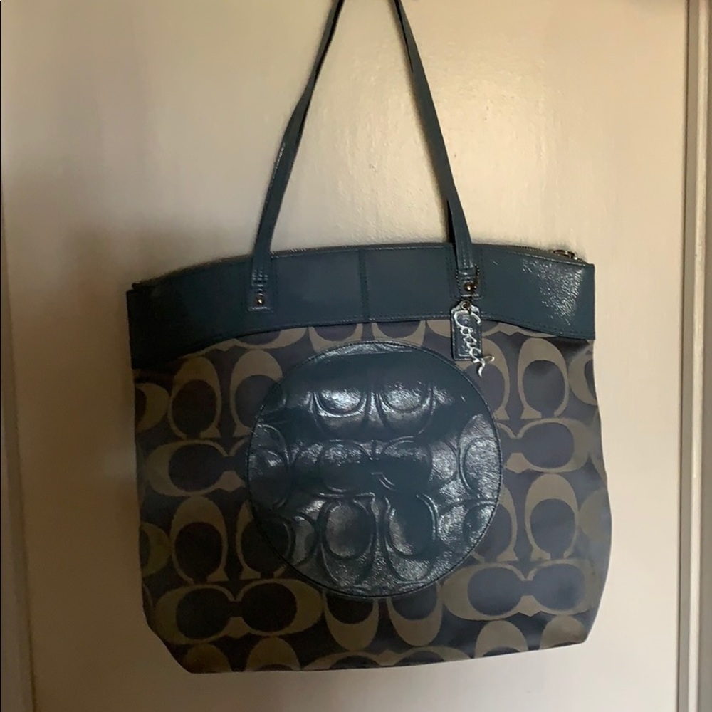 Purse coach blue